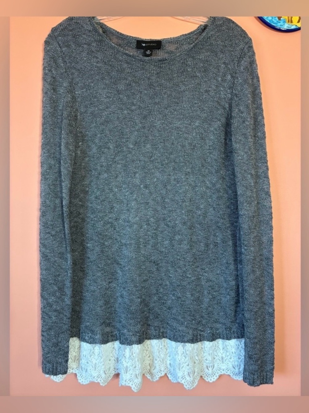 Delicate Women’s Sweater with Lace